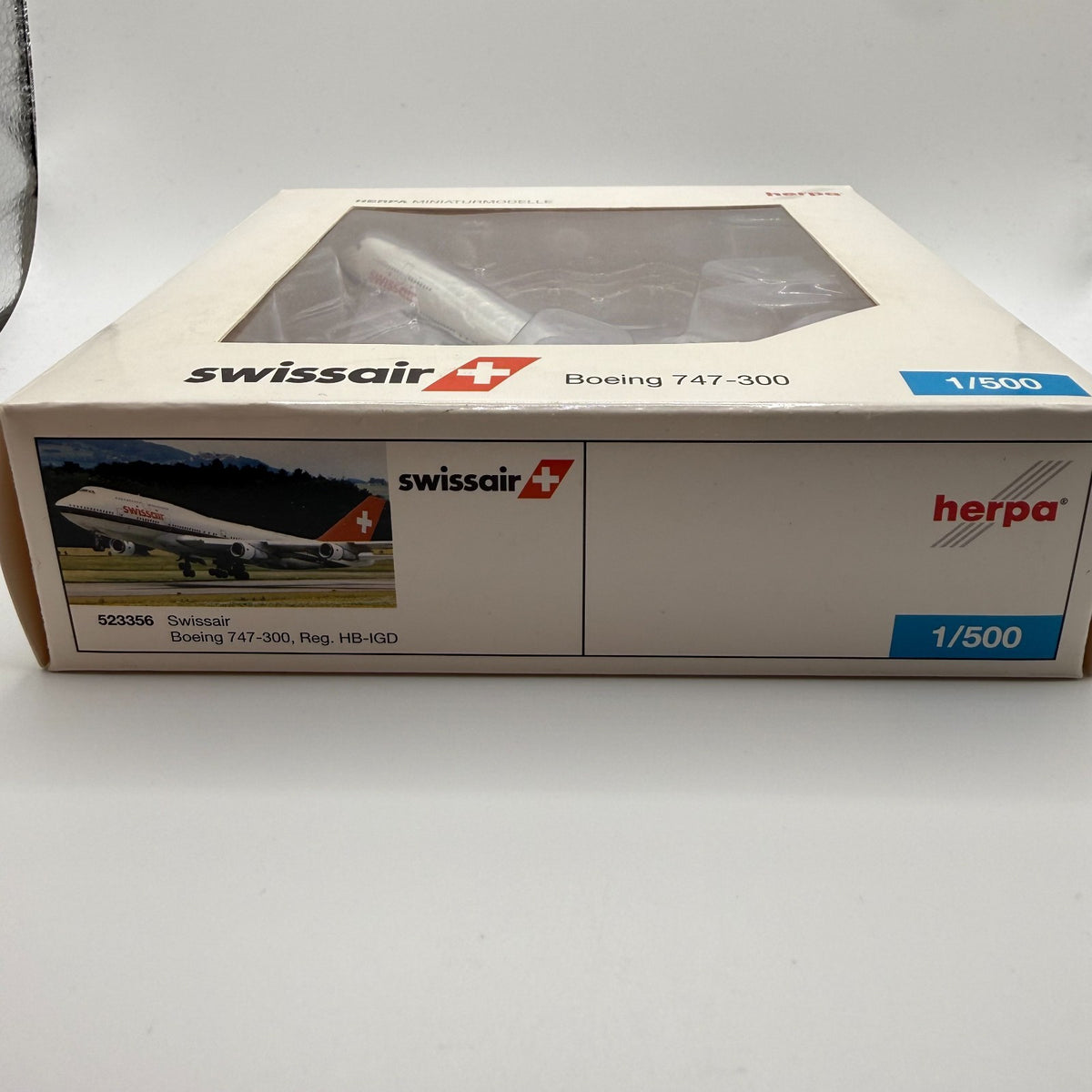 Herpa Wings 1:500 Swissair 747-300