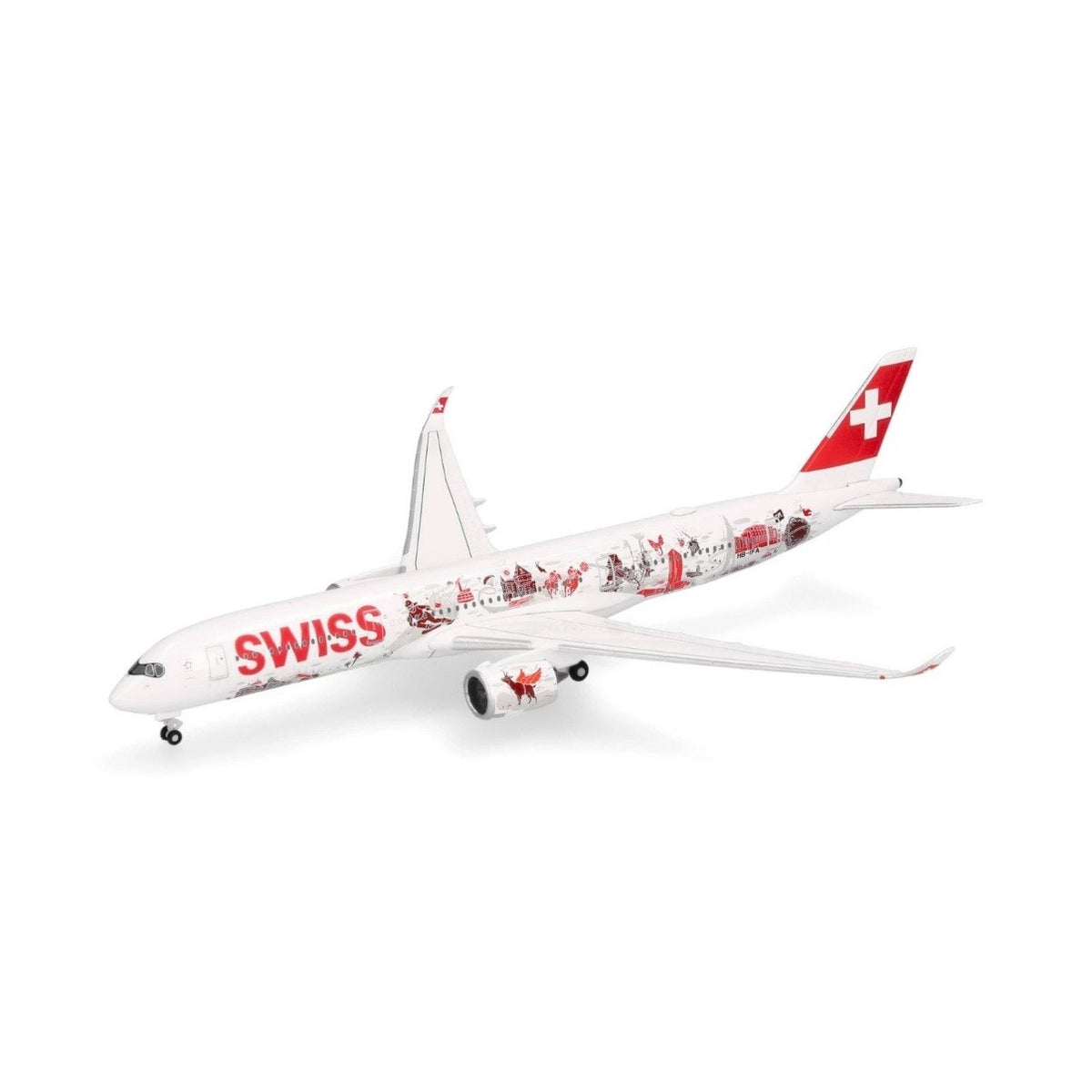 Herpa Wings 1:500 Swiss International Air Lines Airbus A350-900 “Wanderlust”