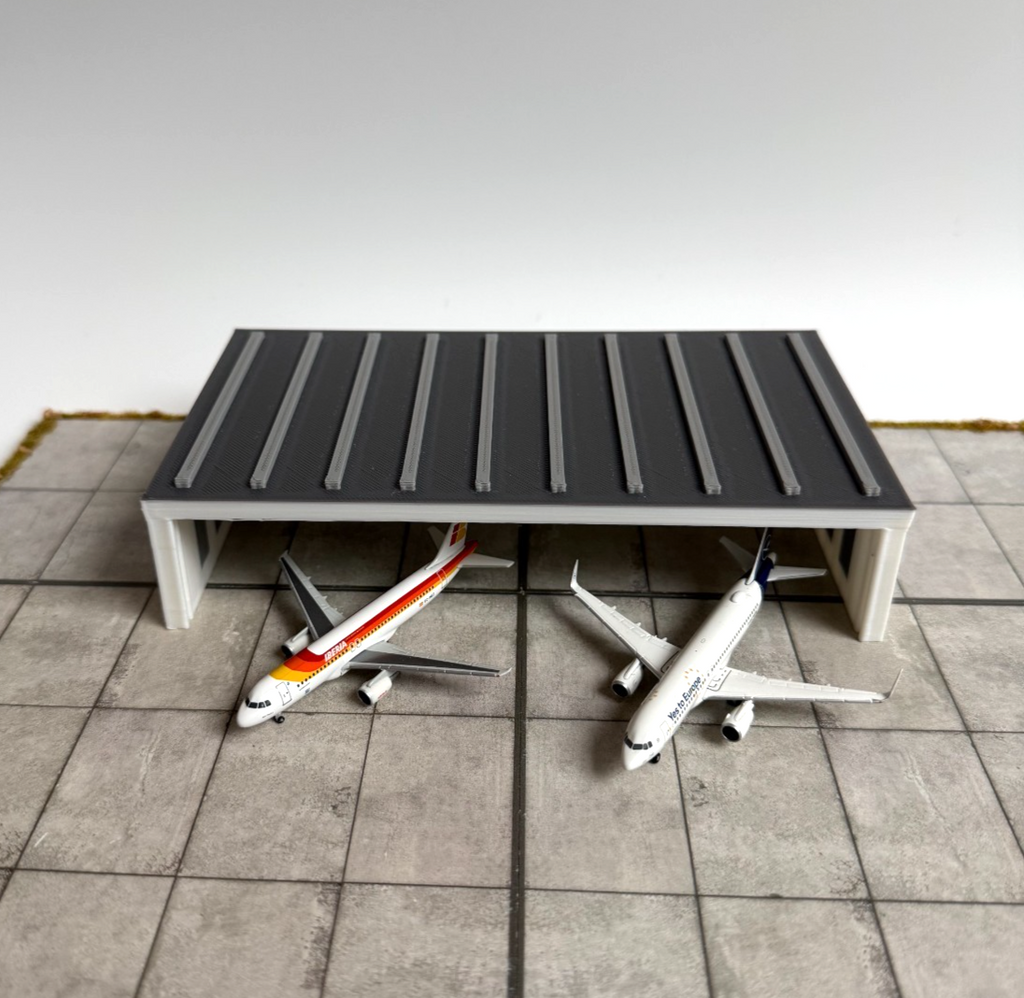 für Herpa Wings 1:500 / 1:400 Hangar V1 Flughafen Zubehör / Airport Accessoires