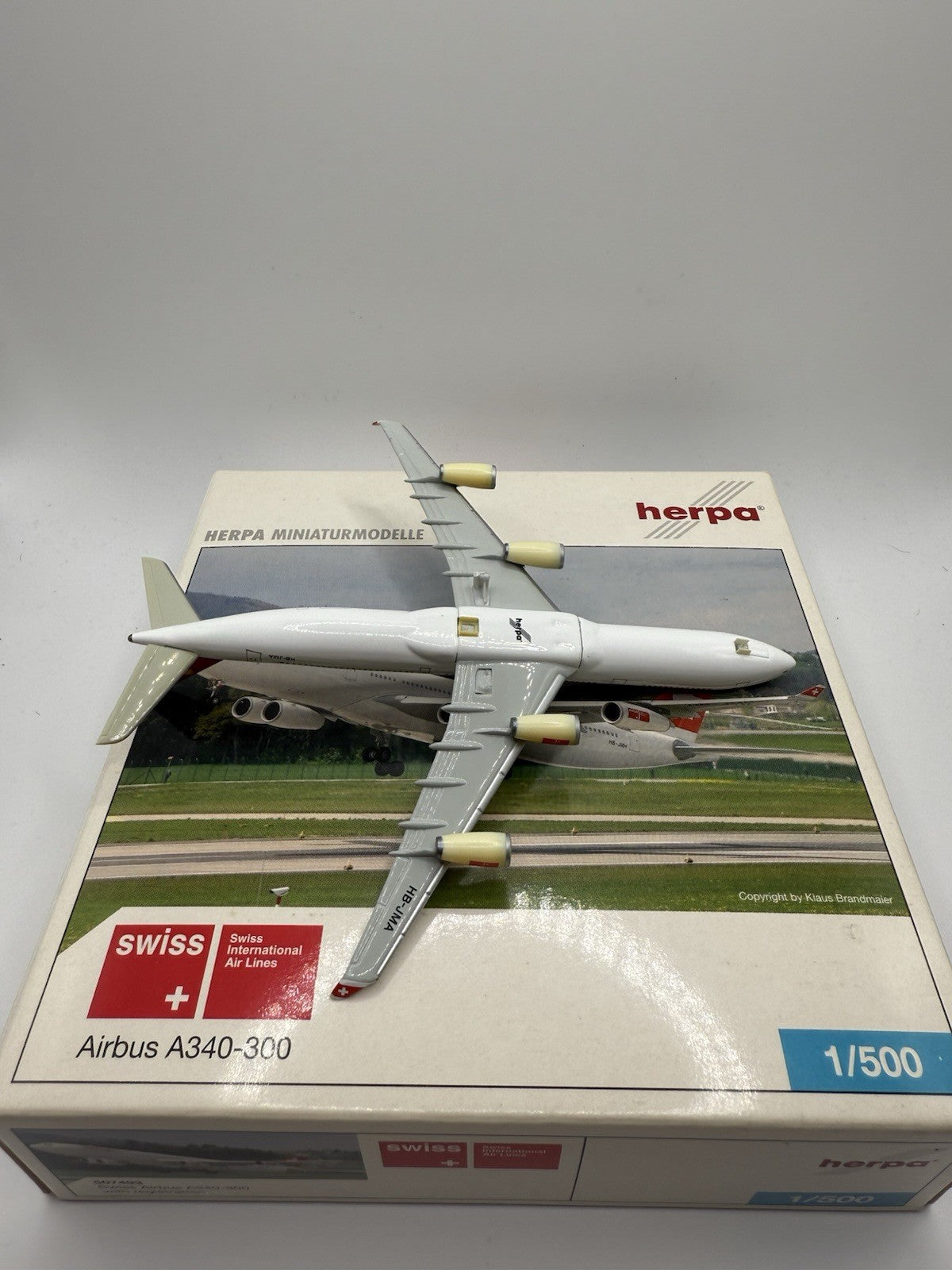 Herpa Wings 1:500 Swiss Airlines A340-300