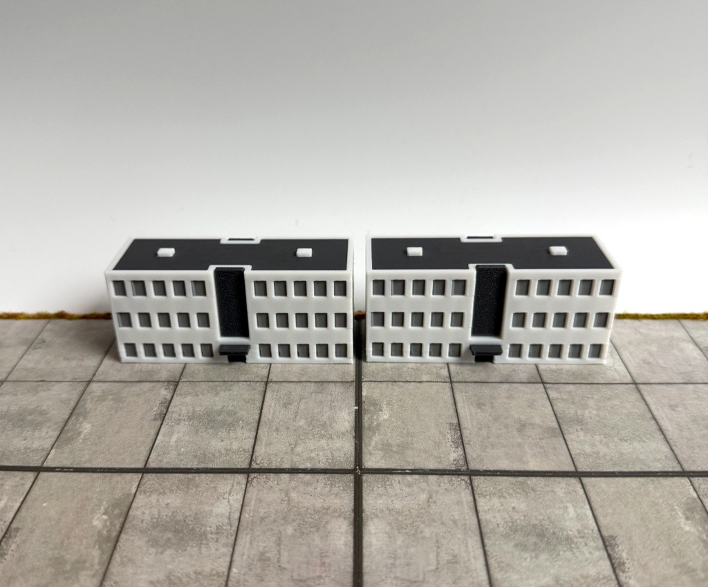 für Herpa Wings 1:500 / 1:400 2x Bürogebäude Office  / Airport Accessoires