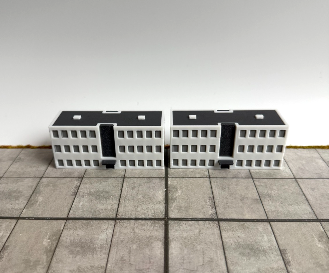 für Herpa Wings 1:500 / 1:400 2x Bürogebäude Office  / Airport Accessoires