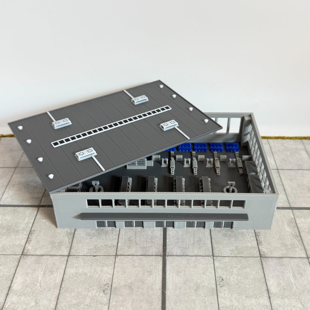 für Herpa Wings 1:500  Abflughalle V2 Departure Hall with removable roof