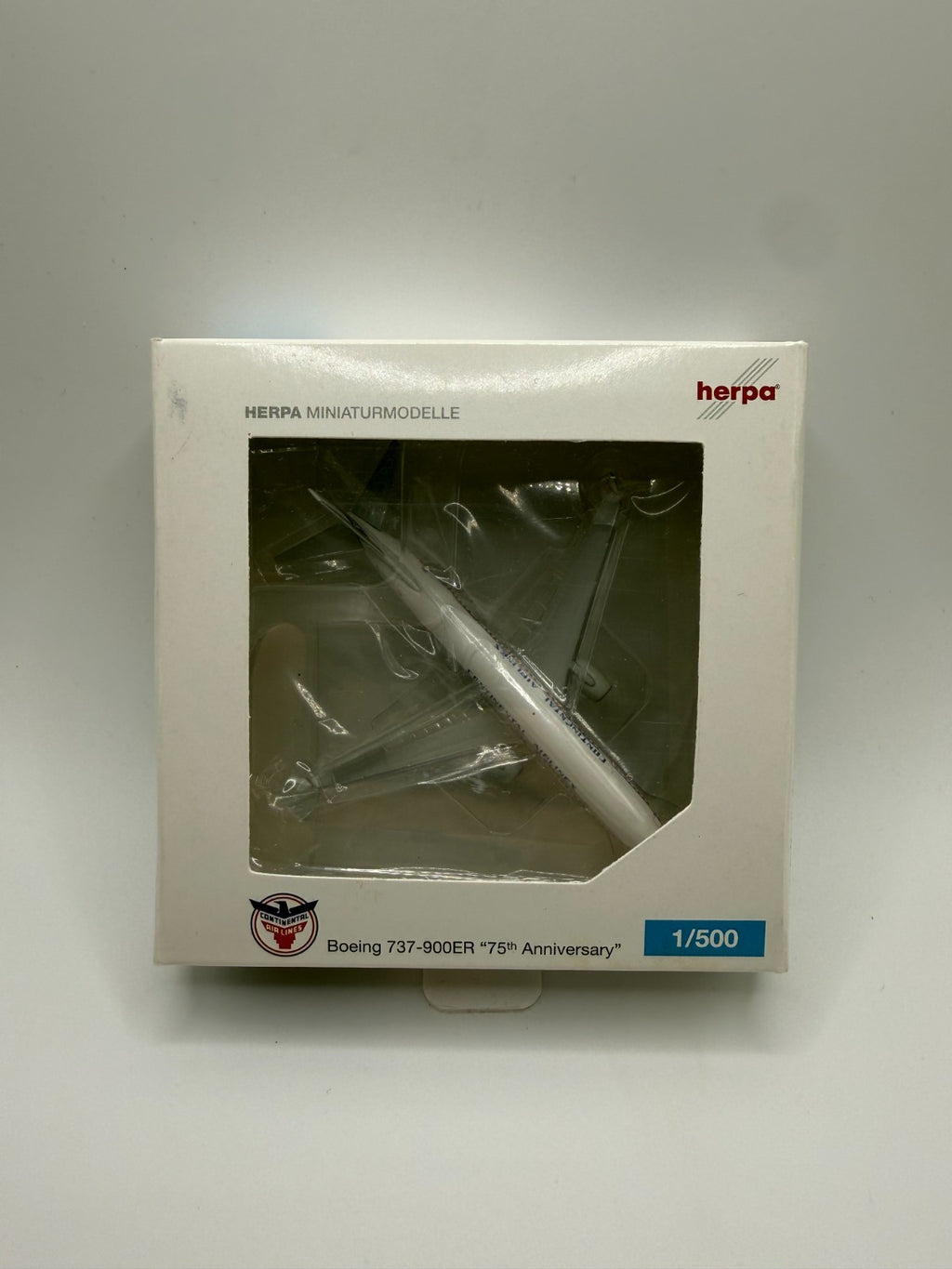 Herpa Wings 1:500 Continental Airlines 737-900ER 75th Anniversary