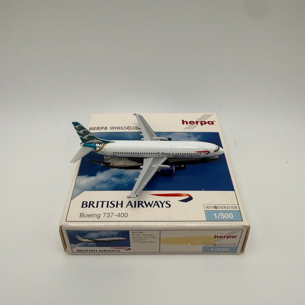 Herpa Wings 1:500 British Airways 737-400