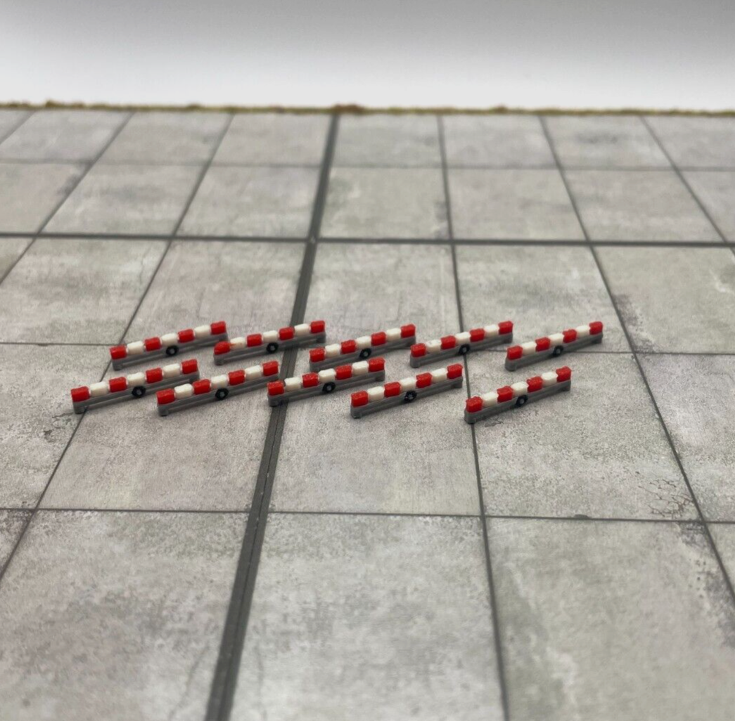 für Herpa Wings 1:500 / 1:400 10x Absperrung Taxiway Barriers GSE / Airport