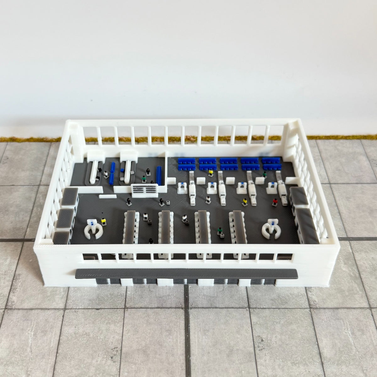 für Herpa Wings 1:500  Abflughalle V2 Departure Hall with removable roof