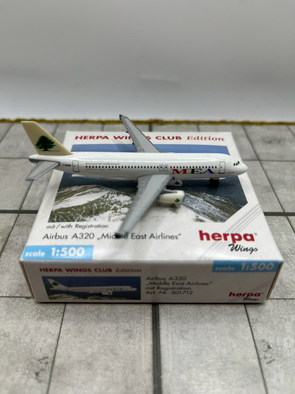 Herpa Wings 1:500 MEA A320