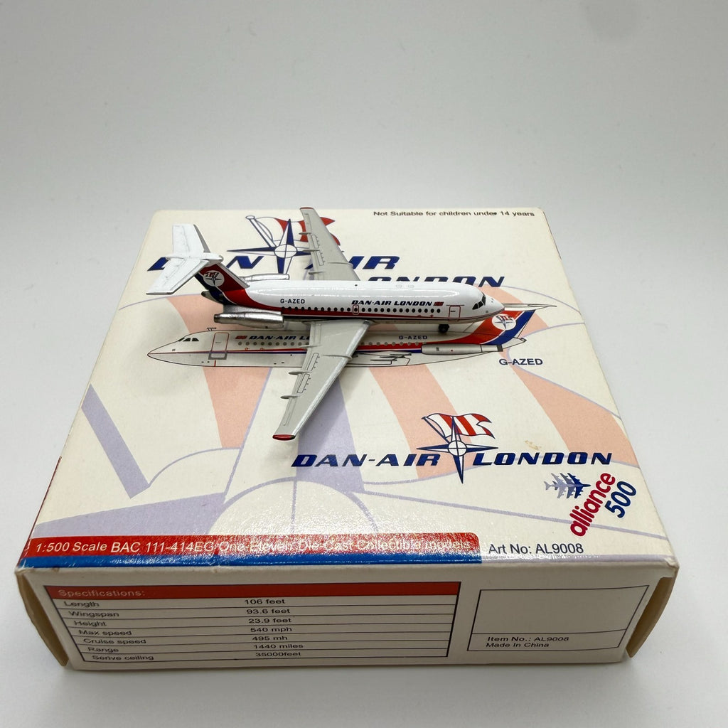 Herpa Wings / Inflight 500 1:500 Dan Air London BAC-111-400