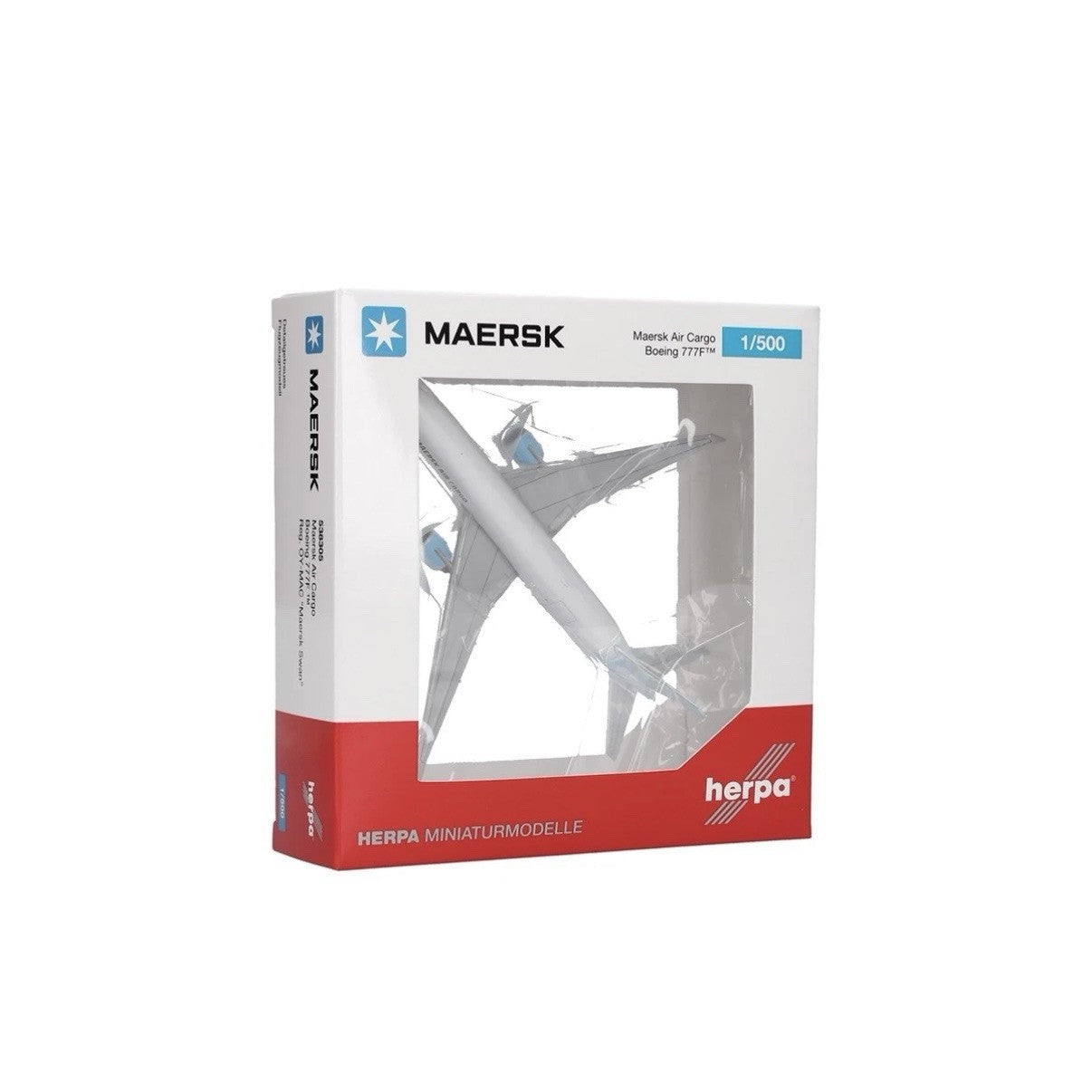 Herpa Wings 1:500 Maersk Air Cargo 777F 538305