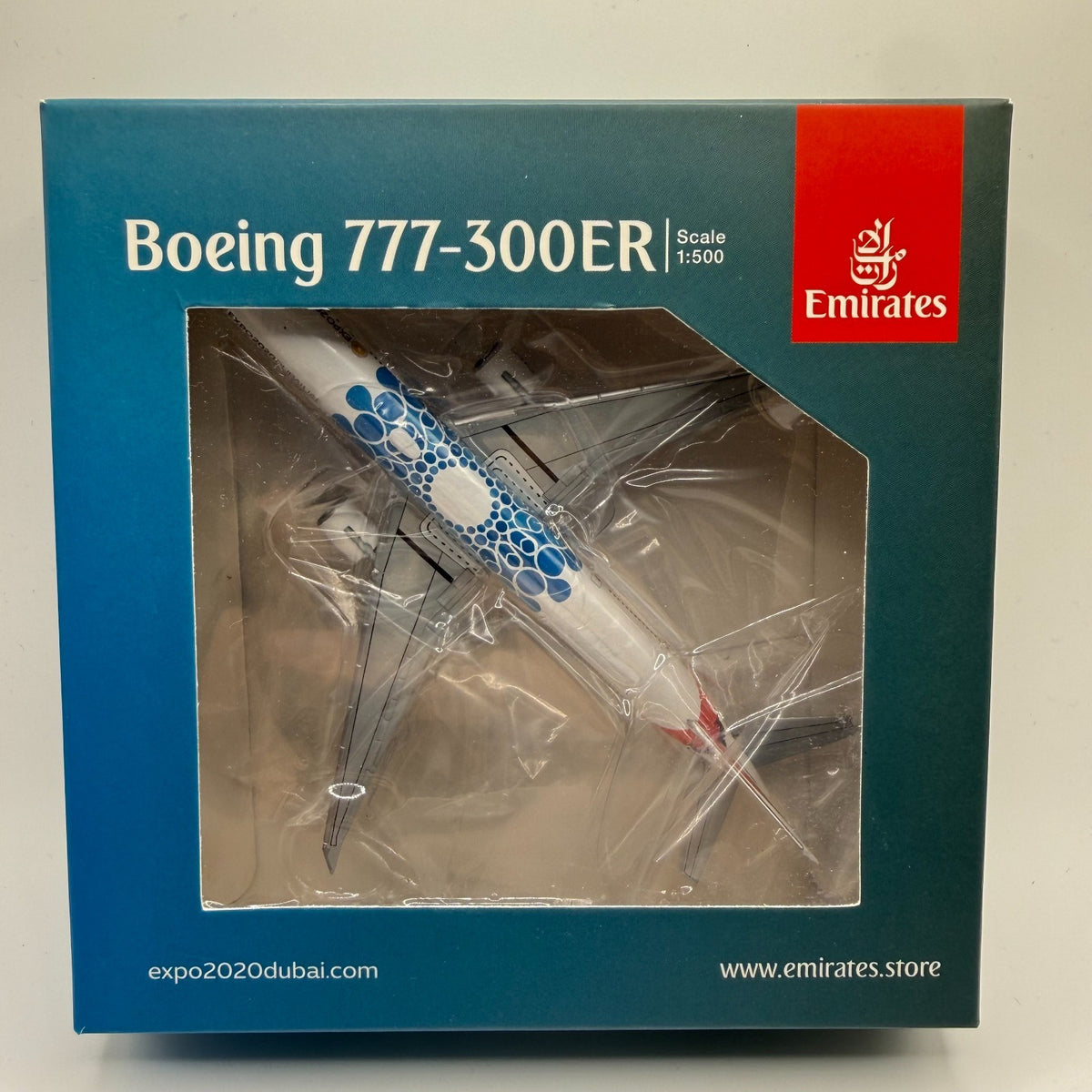 Herpa Wings 1:500 Emirates 777-300ER Dubai Expo 2020