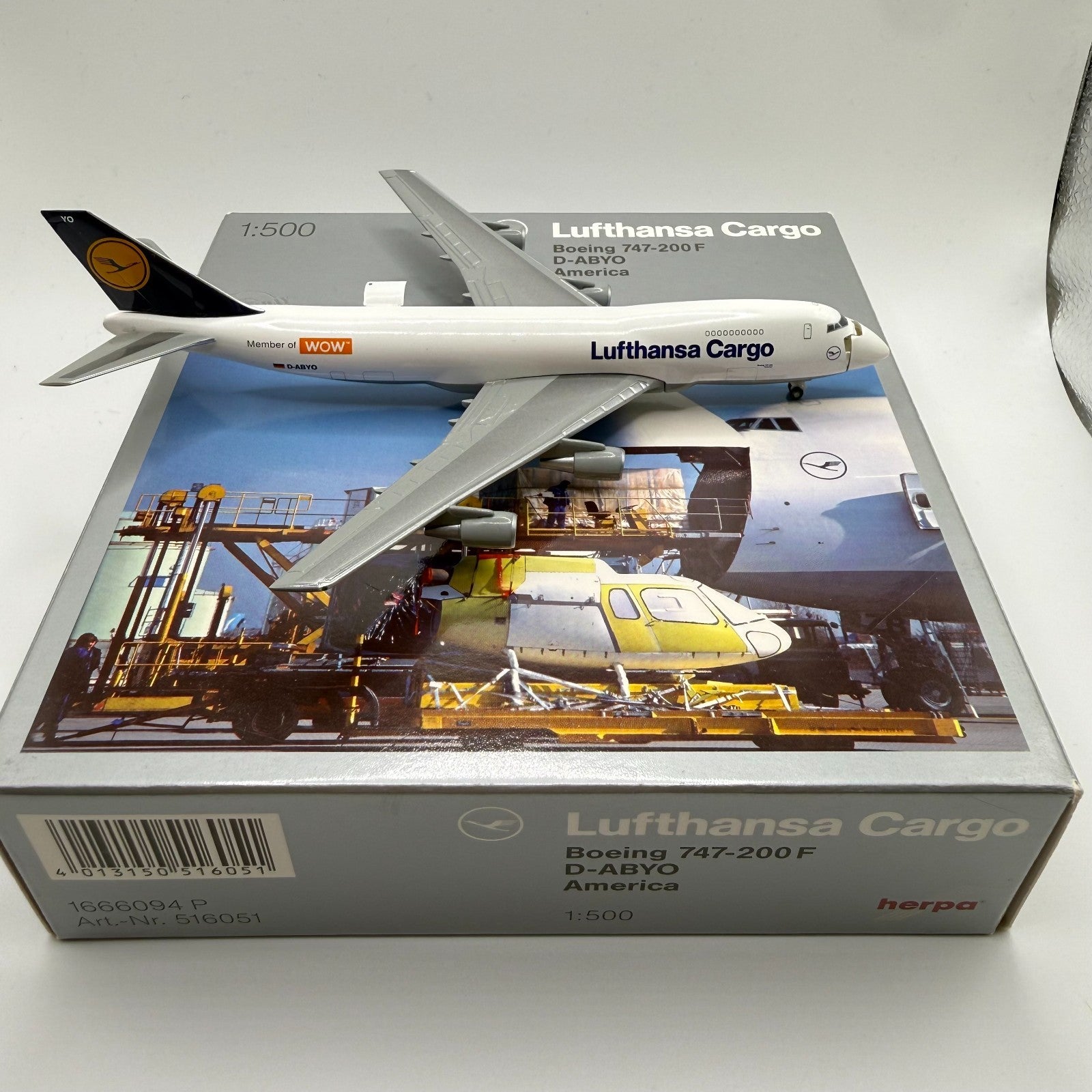 Herpa Wings 1:500 Lufthansa Cargo 747-200F