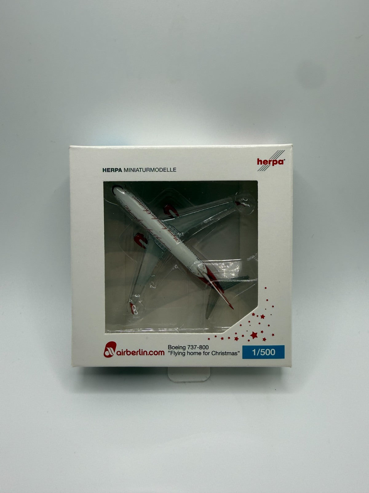 Herpa Wings 1:500 Air Berlin 737-800 Flying Home for Christmas