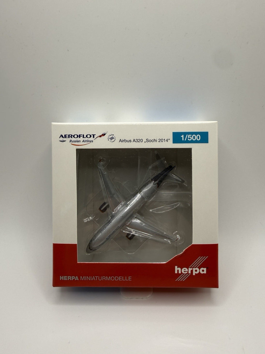 Herpa Wings 1:500 Aeroflot A320 Sochi 2014