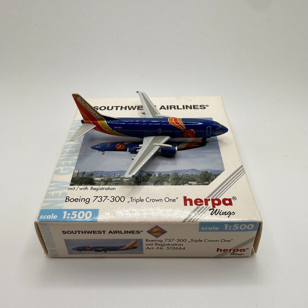Herpa Wings 1:500 Southwest Airlines 737-300 Triple Crown One