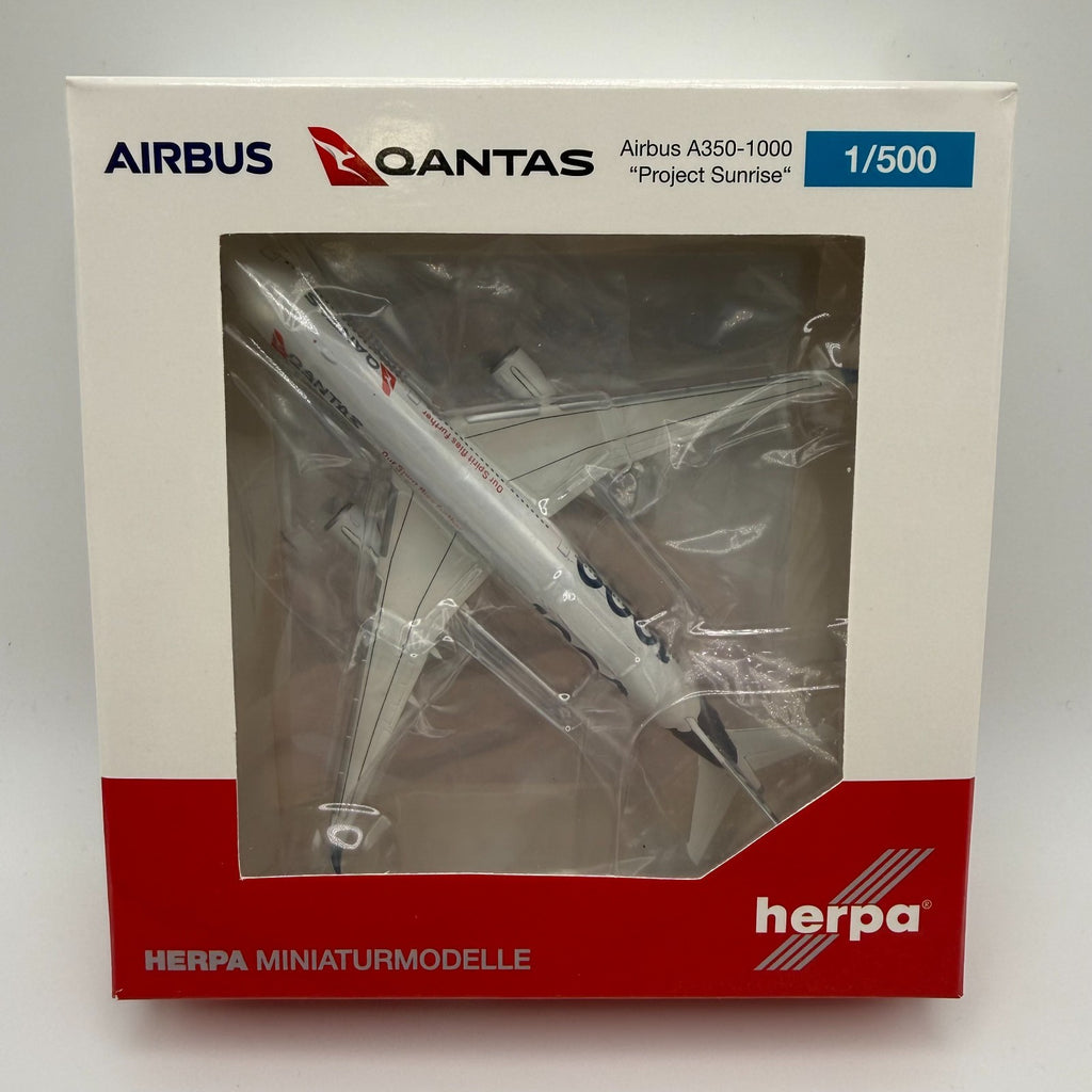 Herpa Wings 1:500 Qantas / Airbus Industries A350-1000 Project Sunrise