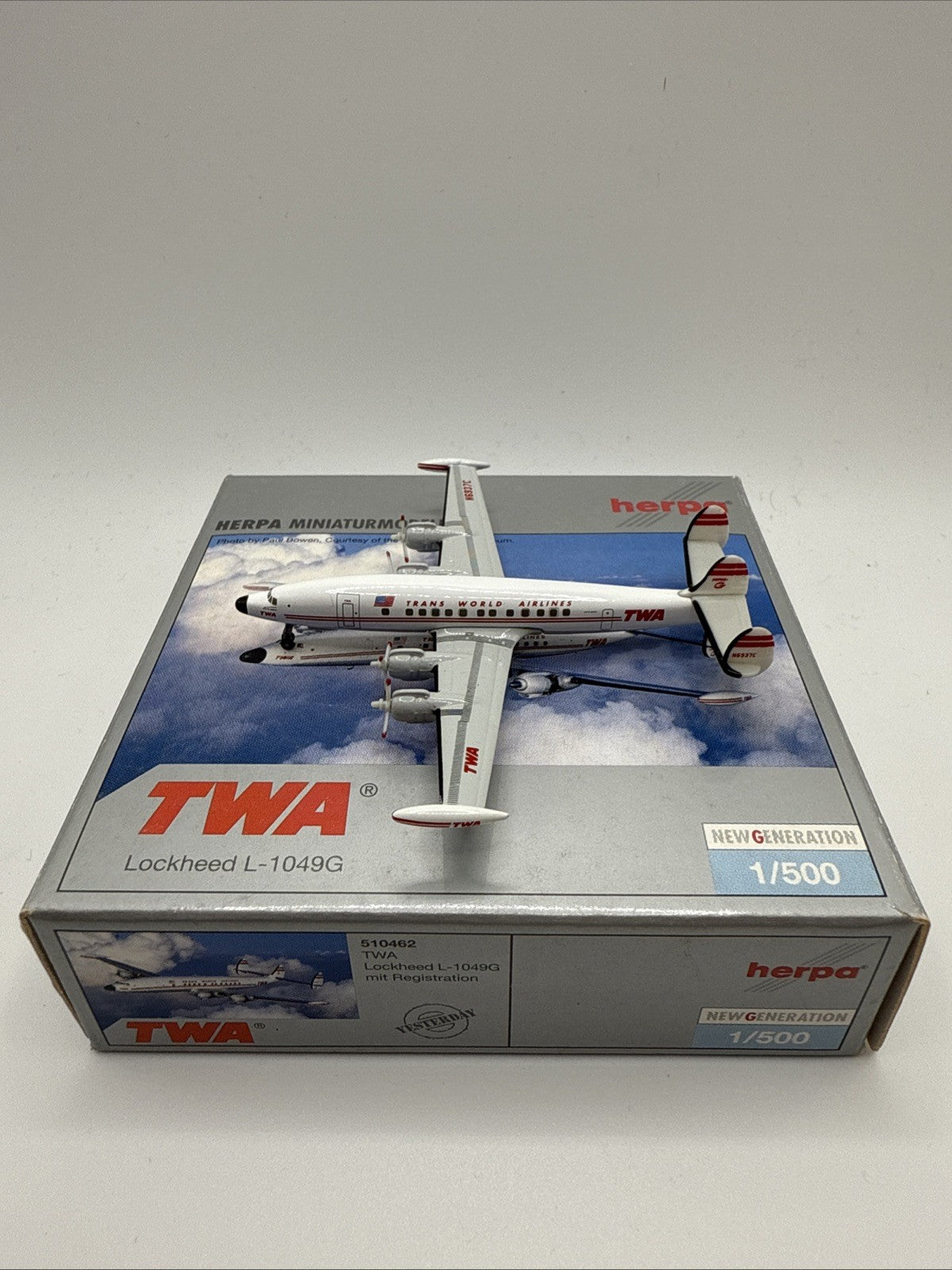 Herpa Wings 1:500 TWA Trans World Airlines L-1049G