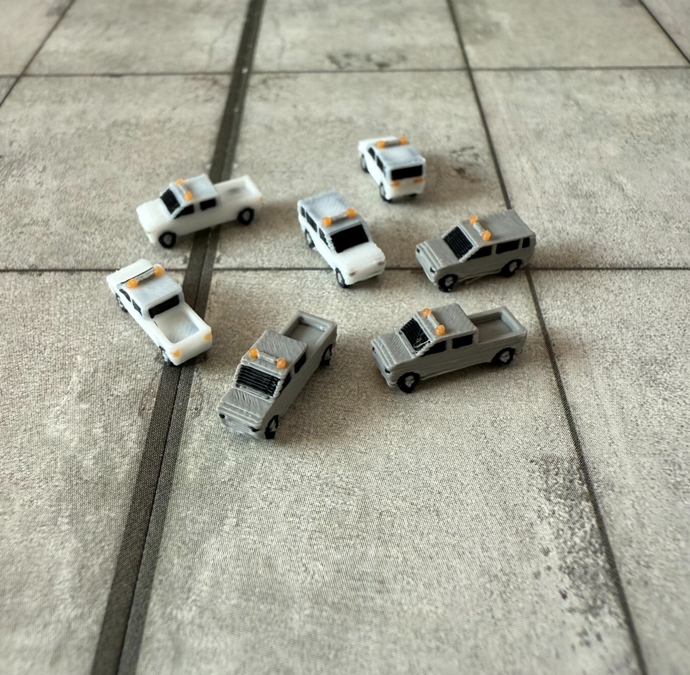 für Herpa Wings 1:500 / 1:400  10x Airport Service vehicles GSE / Accessories