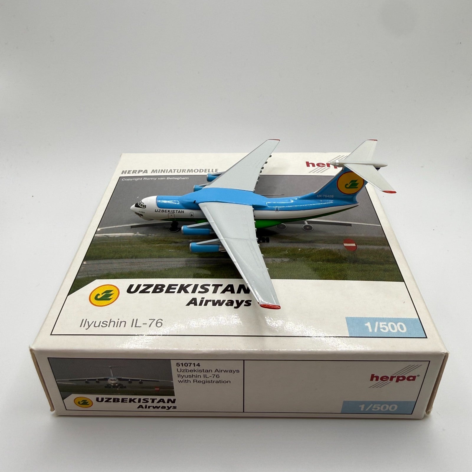 Herpa Wings 1:500 Uzbekistan Airways IL-76