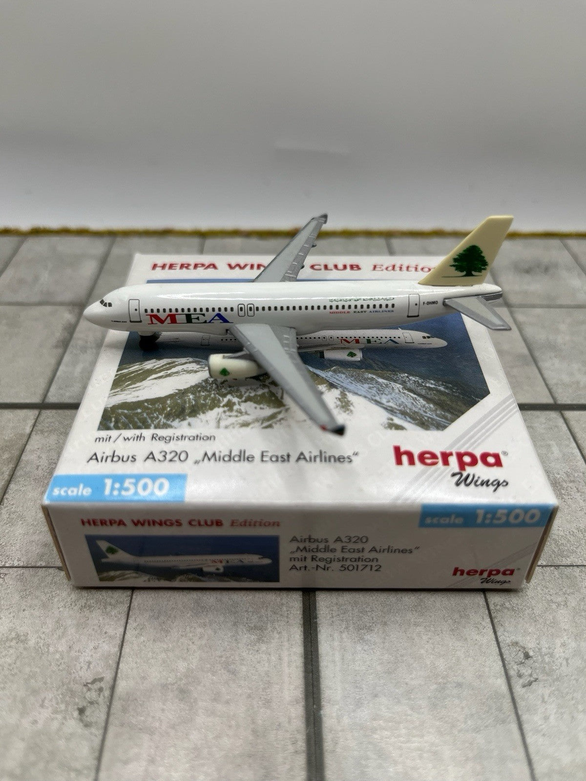 Herpa Wings 1:500 MEA A320