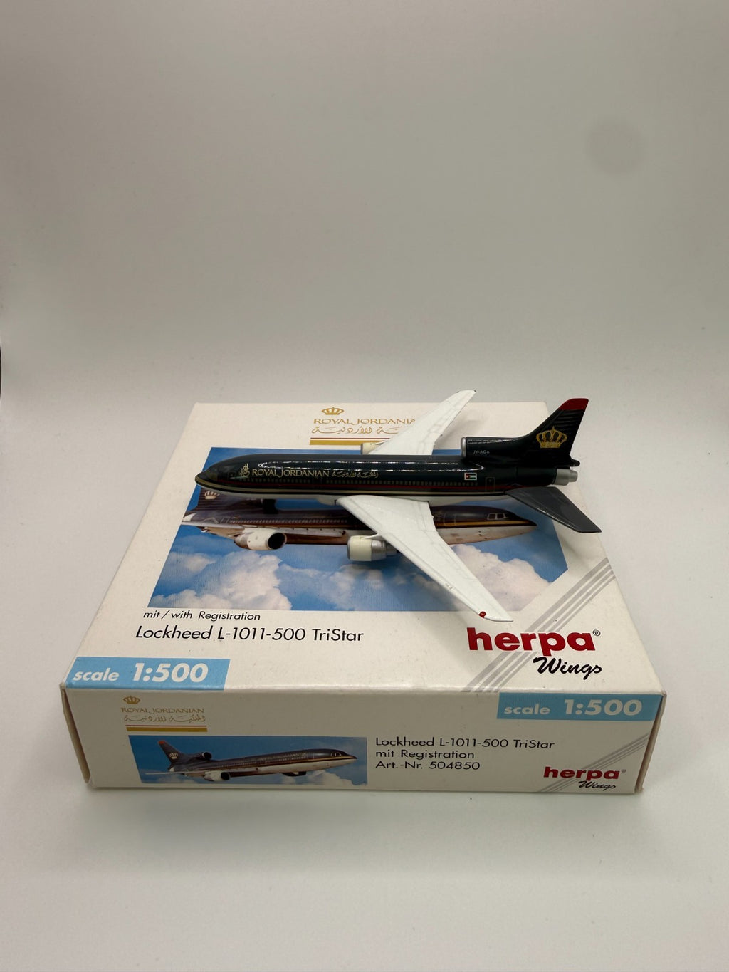 Herpa Wings 1:500 Royal Jordanian Tristar