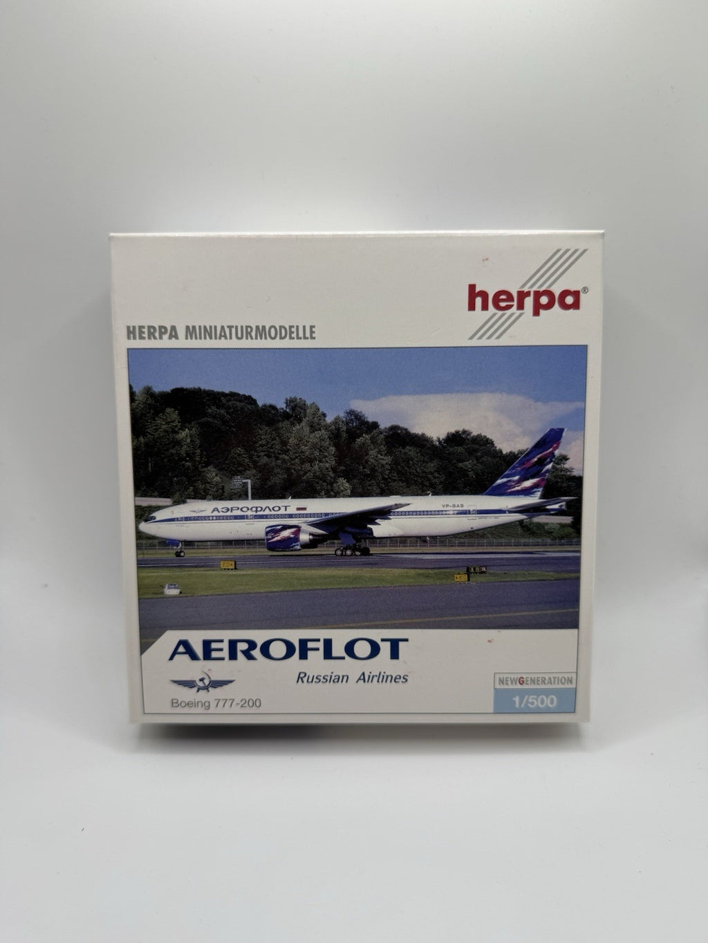 Herpa Wings 1:500 Aeroflot 777-200
