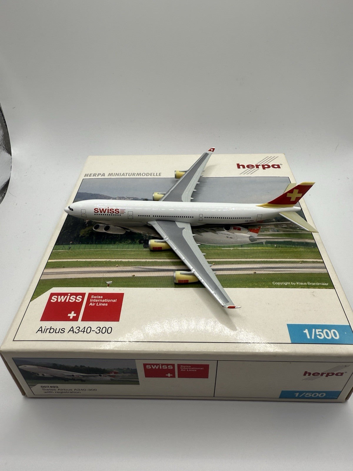 Herpa Wings 1:500 Swiss Airlines A340-300