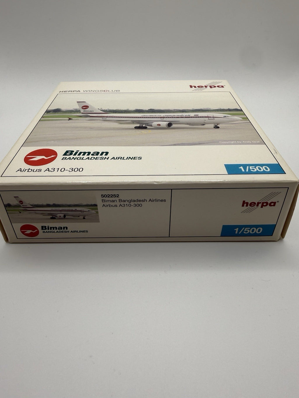 Herpa Wings 1:500 Biman Bangladesh Airlines A310