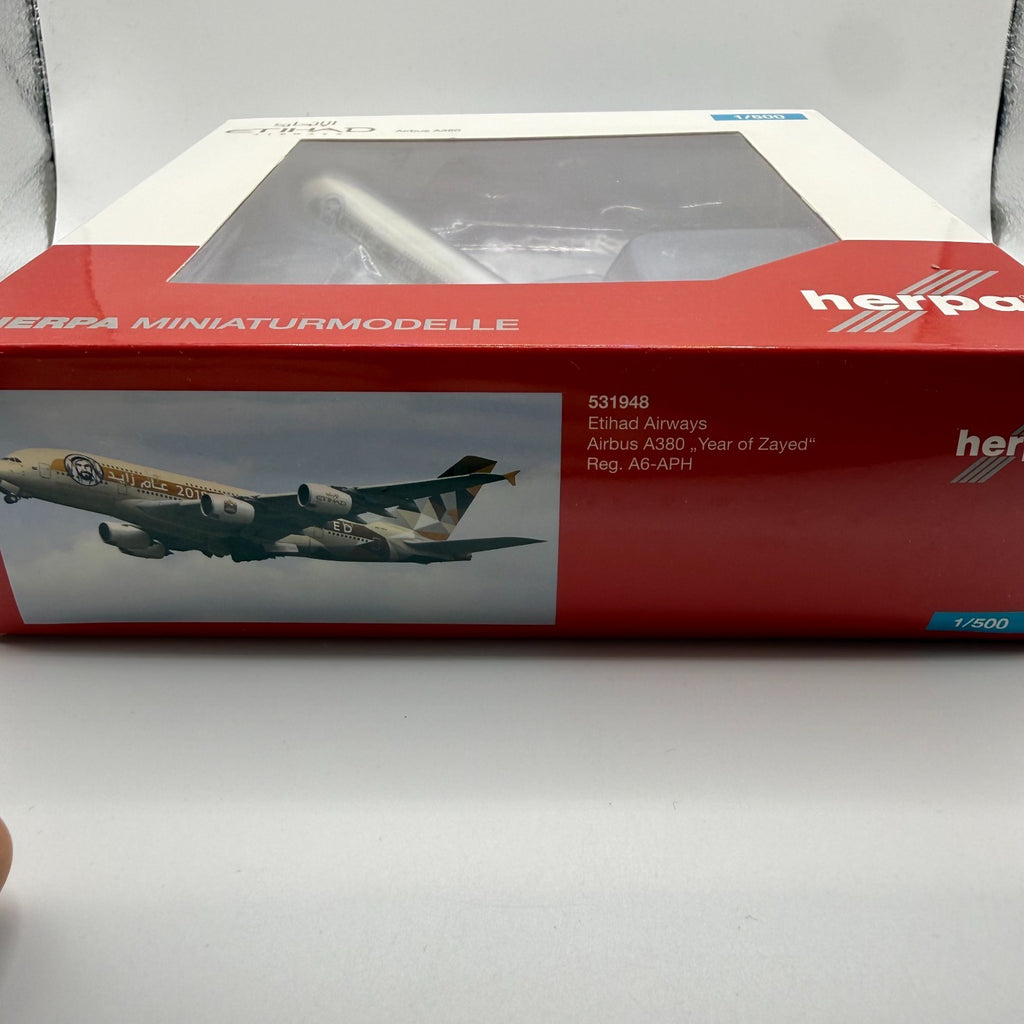 Herpa Wings 1:500 Etihad Airways A380 Year of Zayed