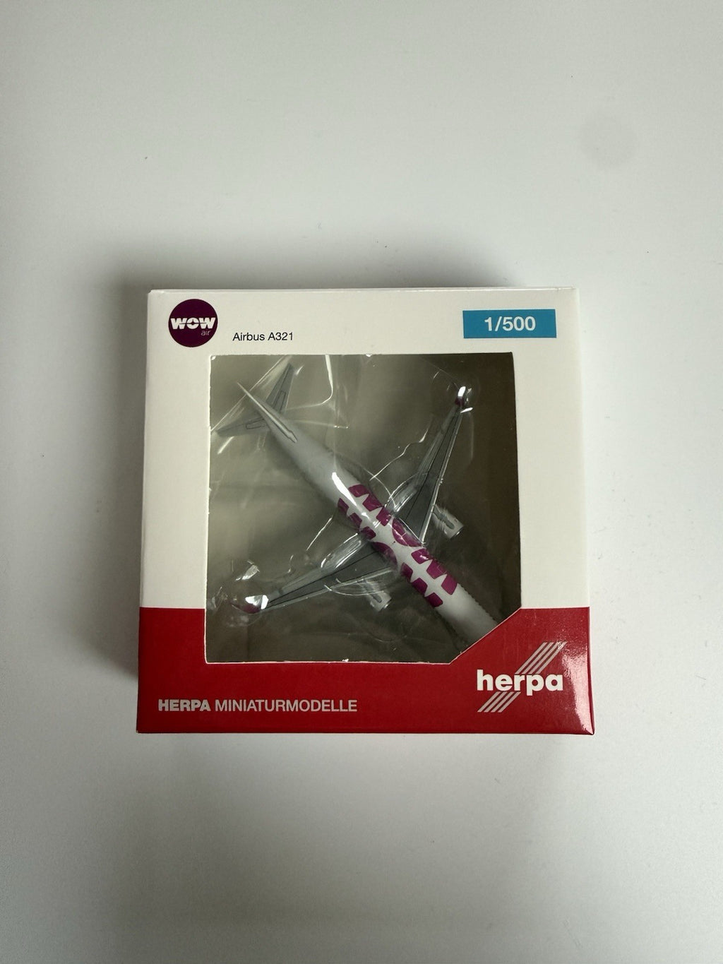 Herpa Wings 1:500 WOW Air A321