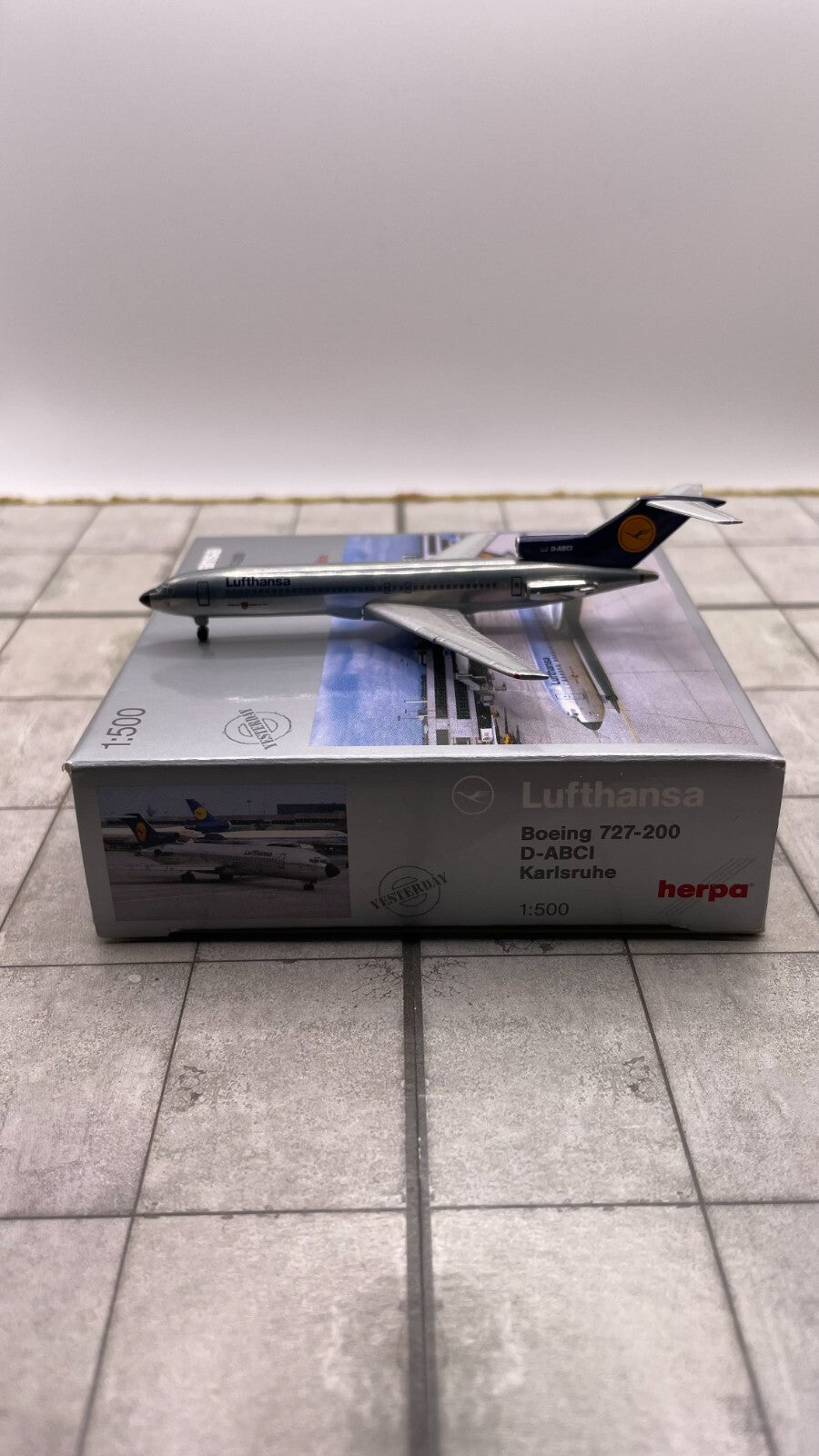 Herpa Wings 1:500 Lufthansa 727-200 D-ABCF