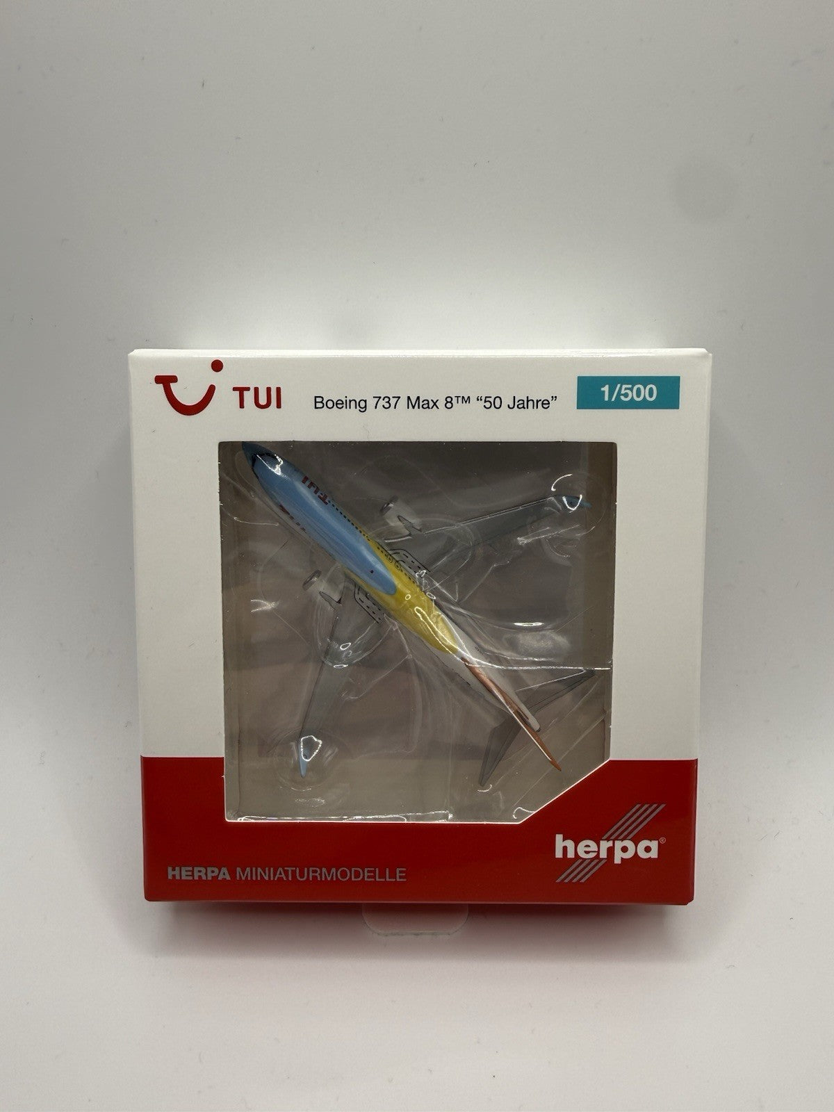 Herpa Wings 1:500 TUI 737 MAX 8 50 Jahre