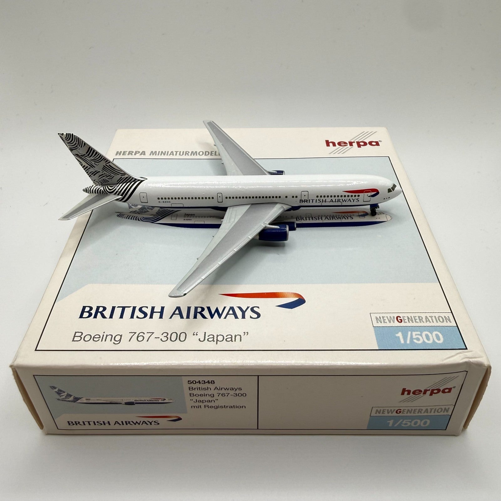 Herpa Wings 1:500 British Airways 767-300 Japan