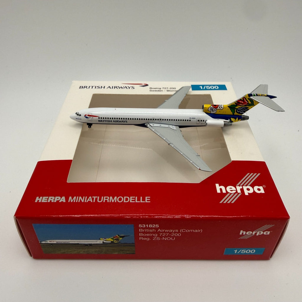 Herpa Wings 1:500 British Airways 727-200