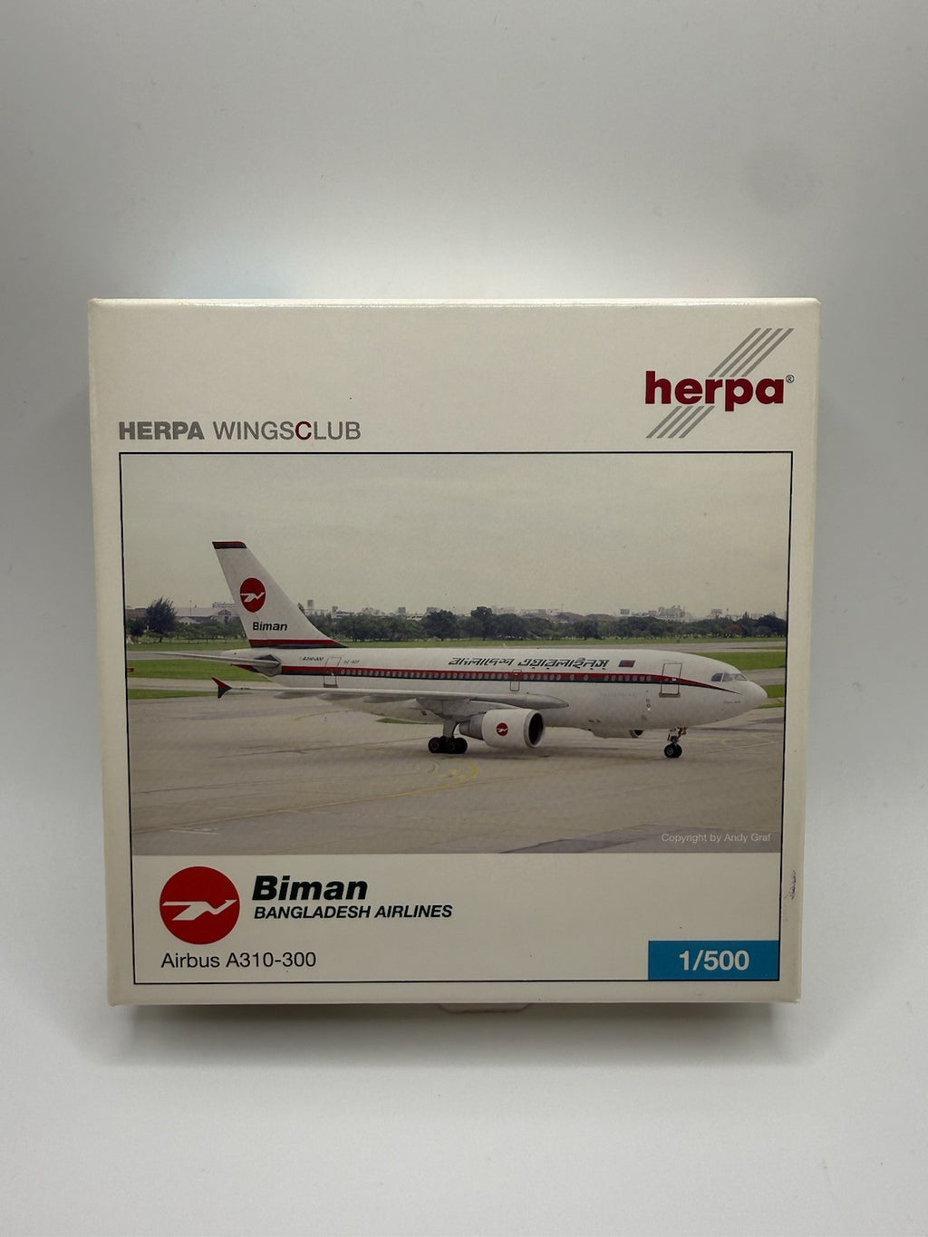 Herpa Wings 1:500 Biman Bangladesh Airlines A310