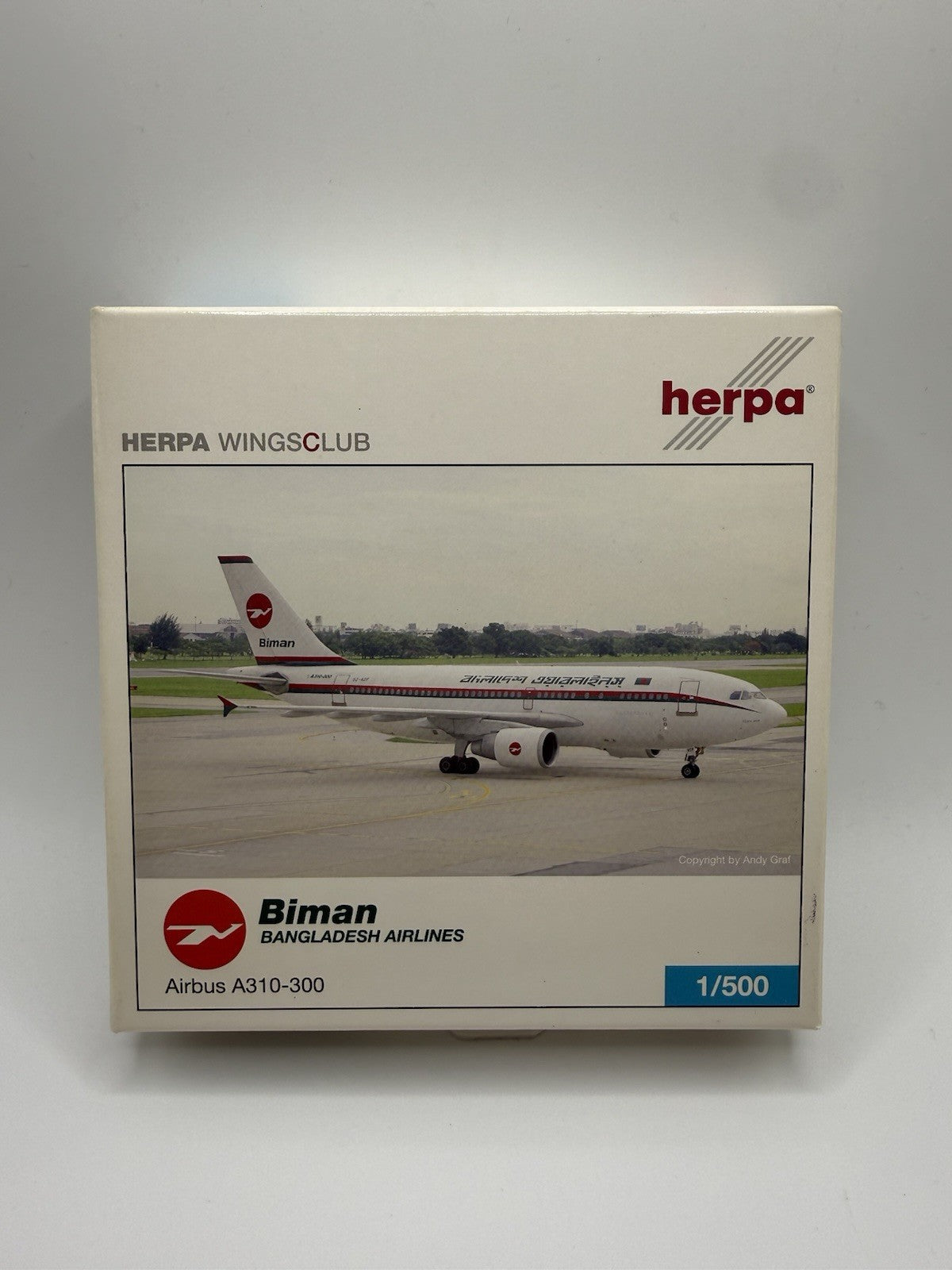 Herpa Wings 1:500 Biman Bangladesh Airlines A310