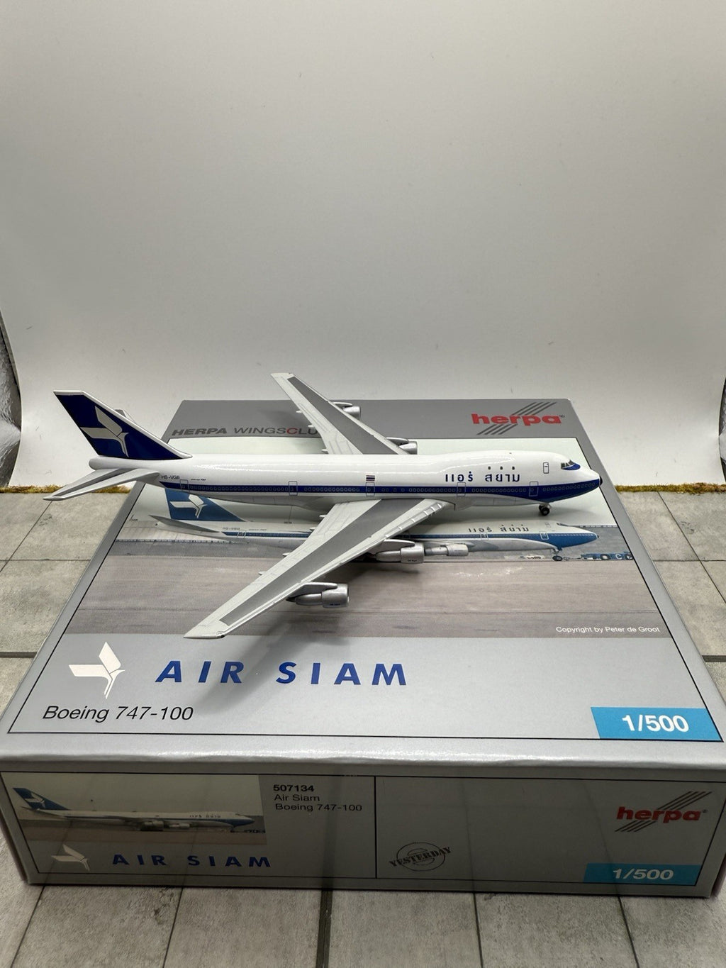 Herpa Wings 1:500 Air Siam 747-100