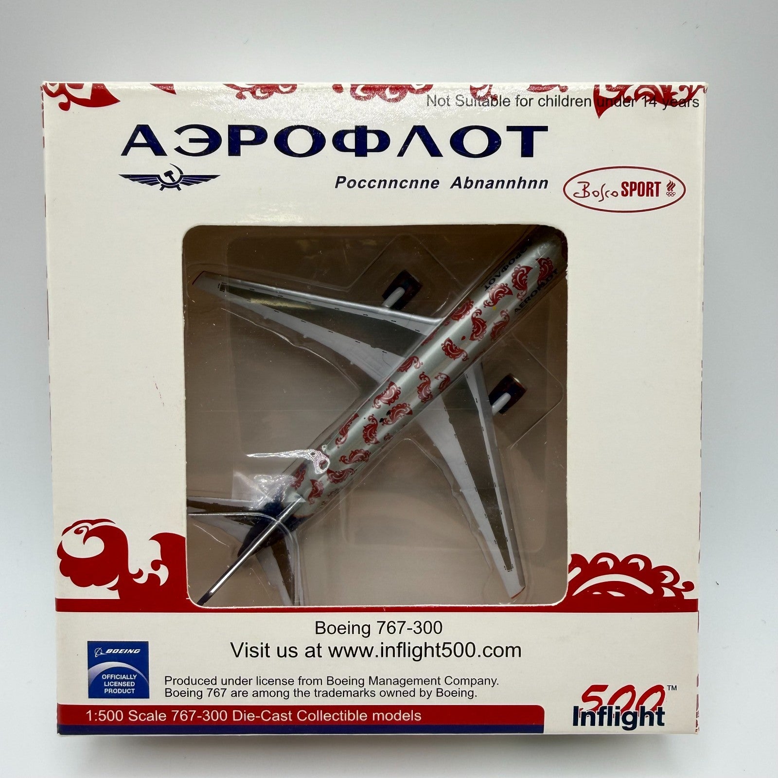 Herpa Wings 1:500 / Inflight500 Aeroflot 767-300
