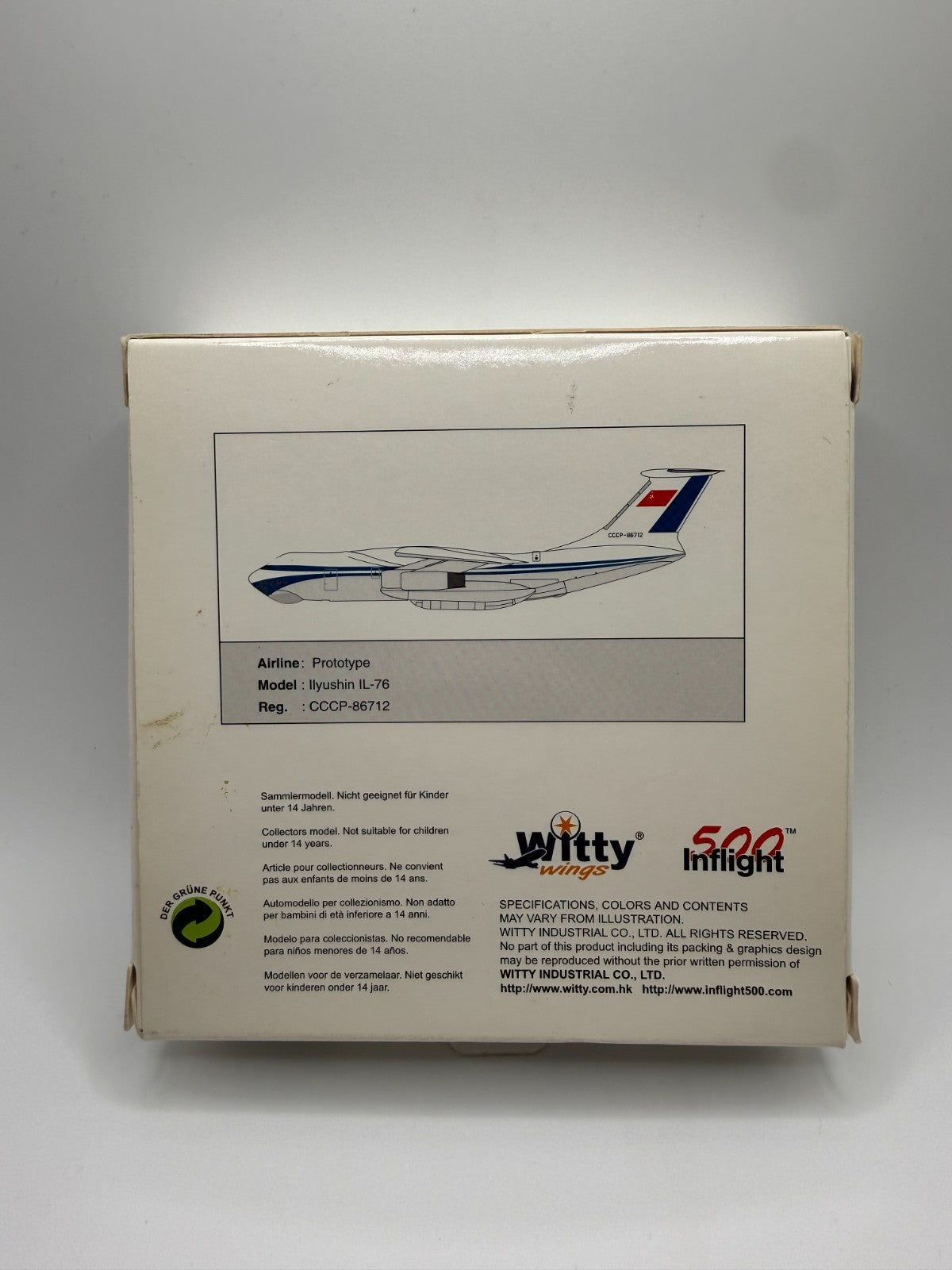Herpa Wings 1:500 / Inflight 500 Ilyushin IL-76 Prototyp