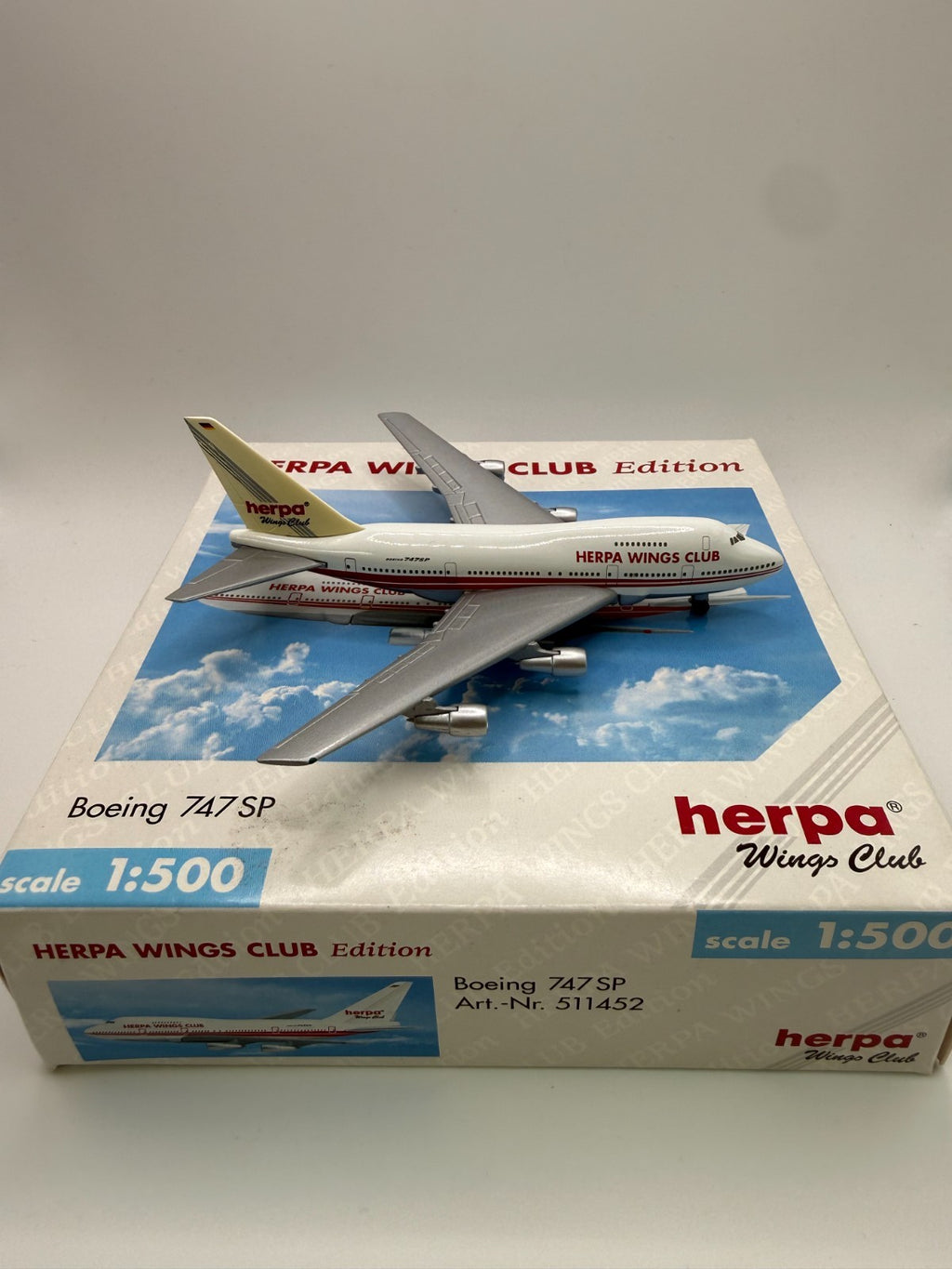 Herpa Wings 1:500 Wings Club 747 SP