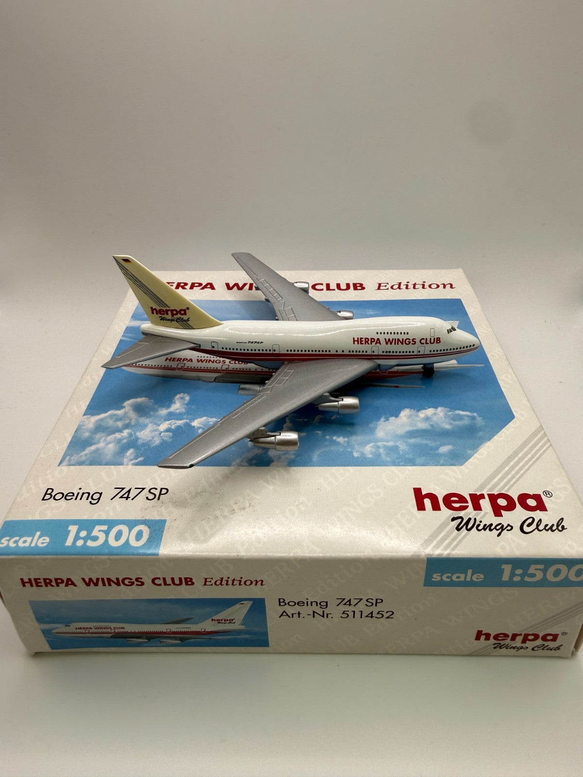 Herpa Wings 1:500 Wings Club 747 SP