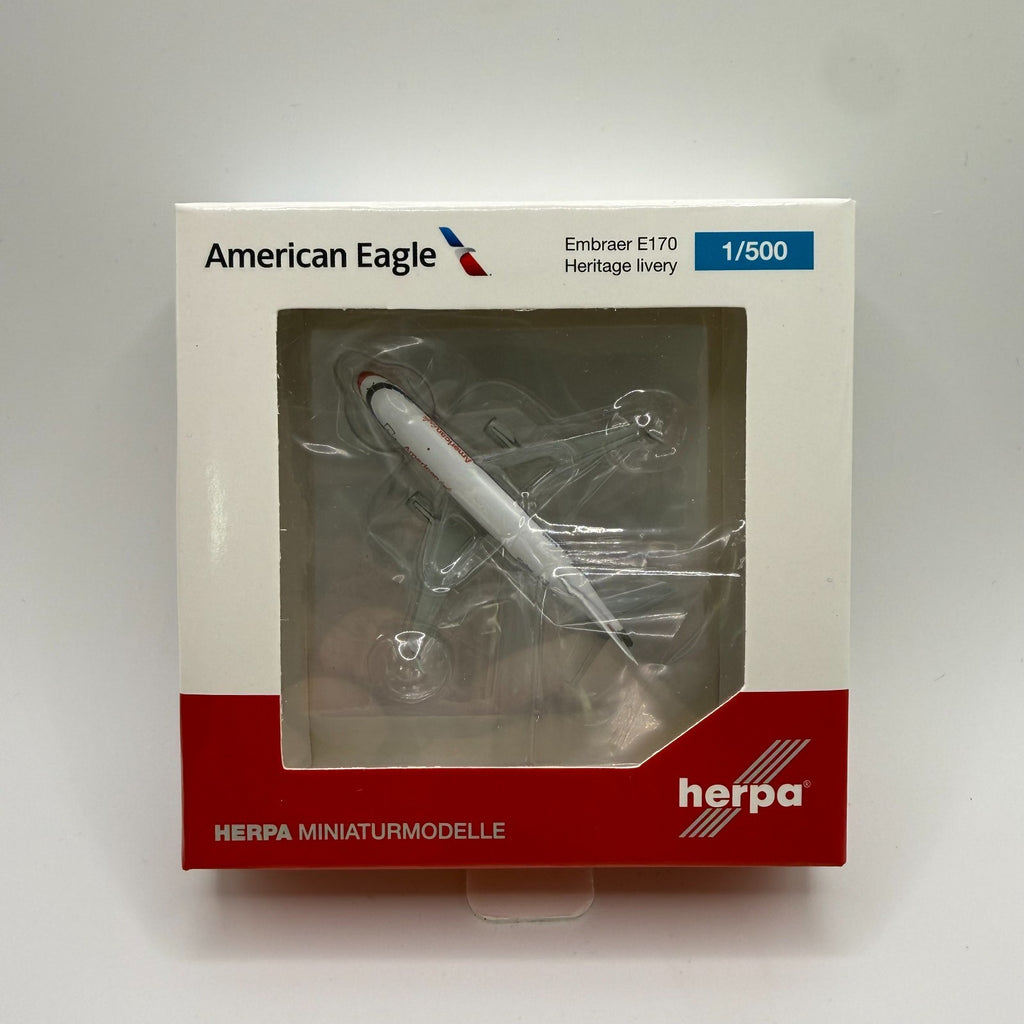 Herpa Wings 1:500 American Eagle Embraer E170 Heritage livery