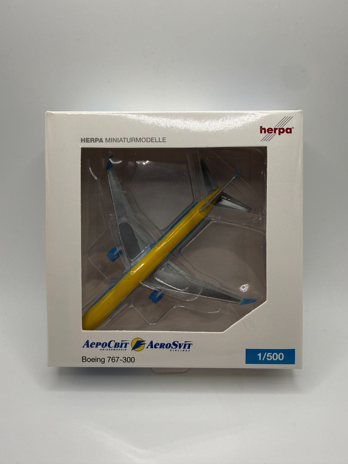 Herpa Wings 1:500 Aerosvit Airlines 767-300