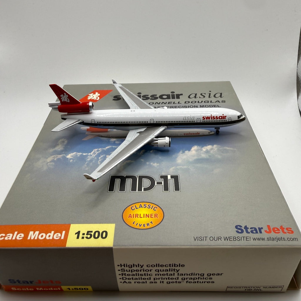 Herpa Wings / Star Jets 1:500 Swissair Asia MD-11