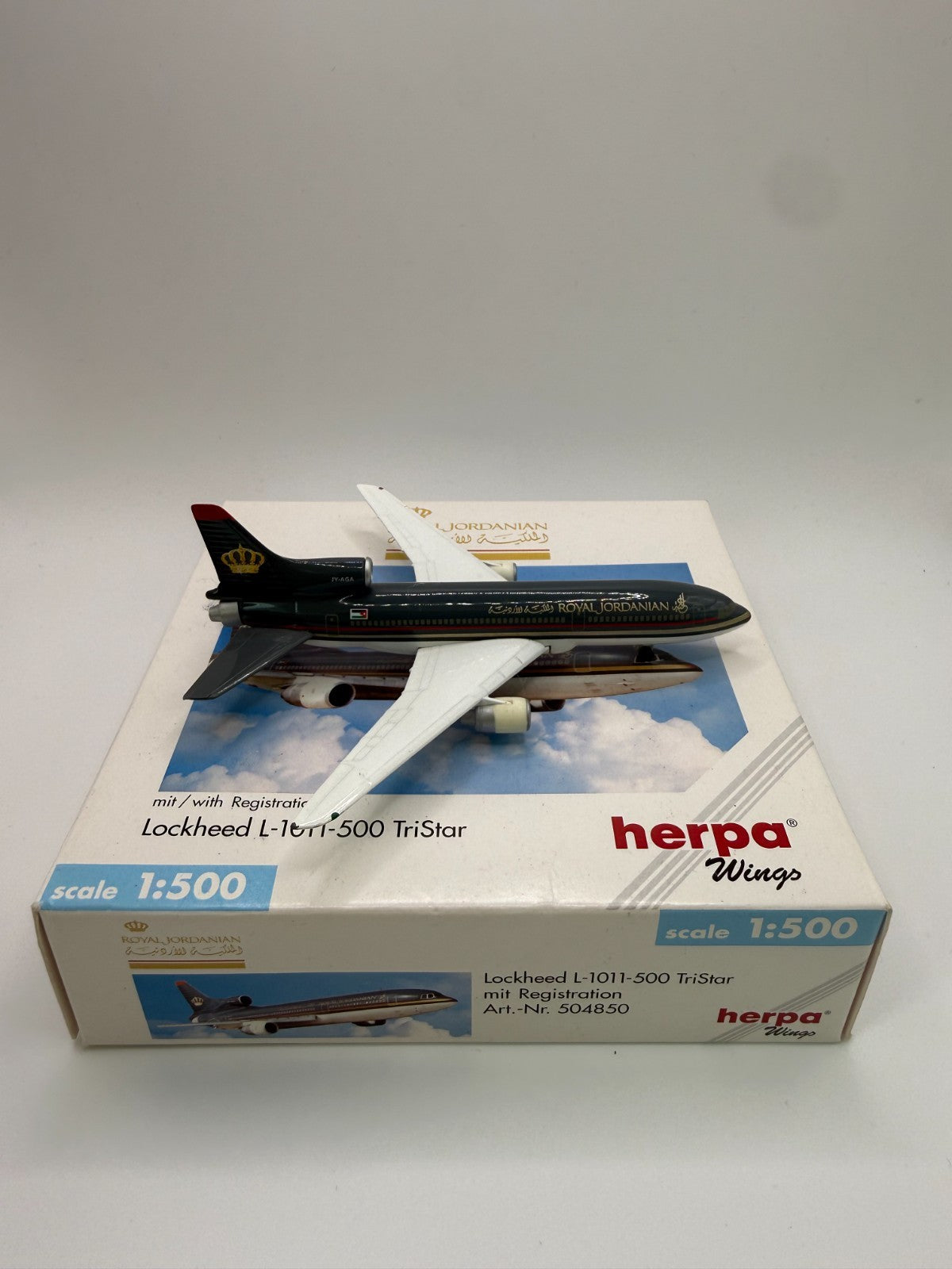Herpa Wings 1:500 Royal Jordanian Tristar