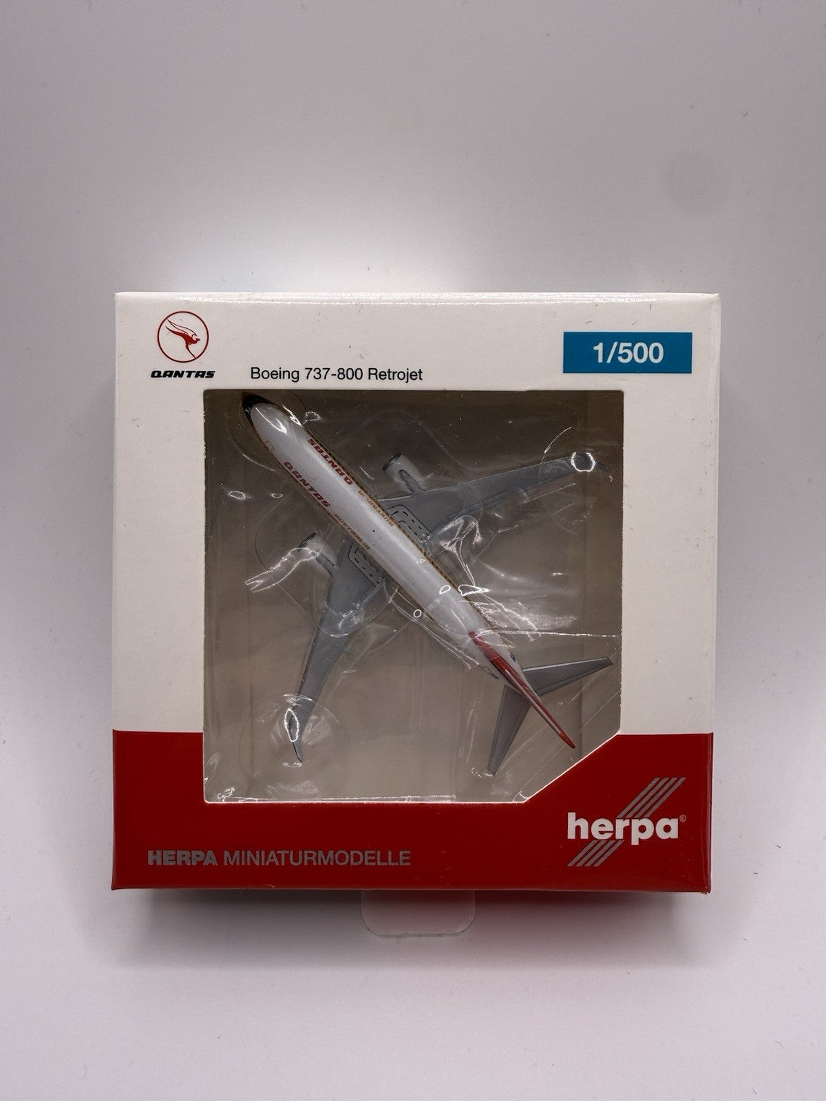 Herpa Wings 1:500 Qantas 737-800 Retrojet