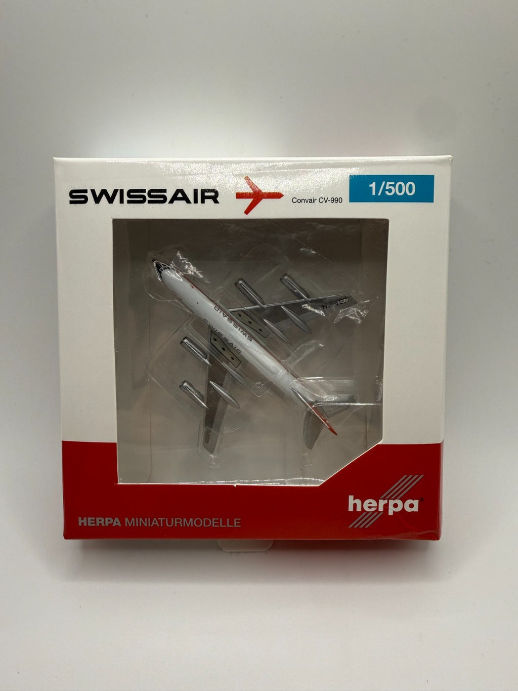 Herpa Wings 1:500 Swissair Convair CV-990