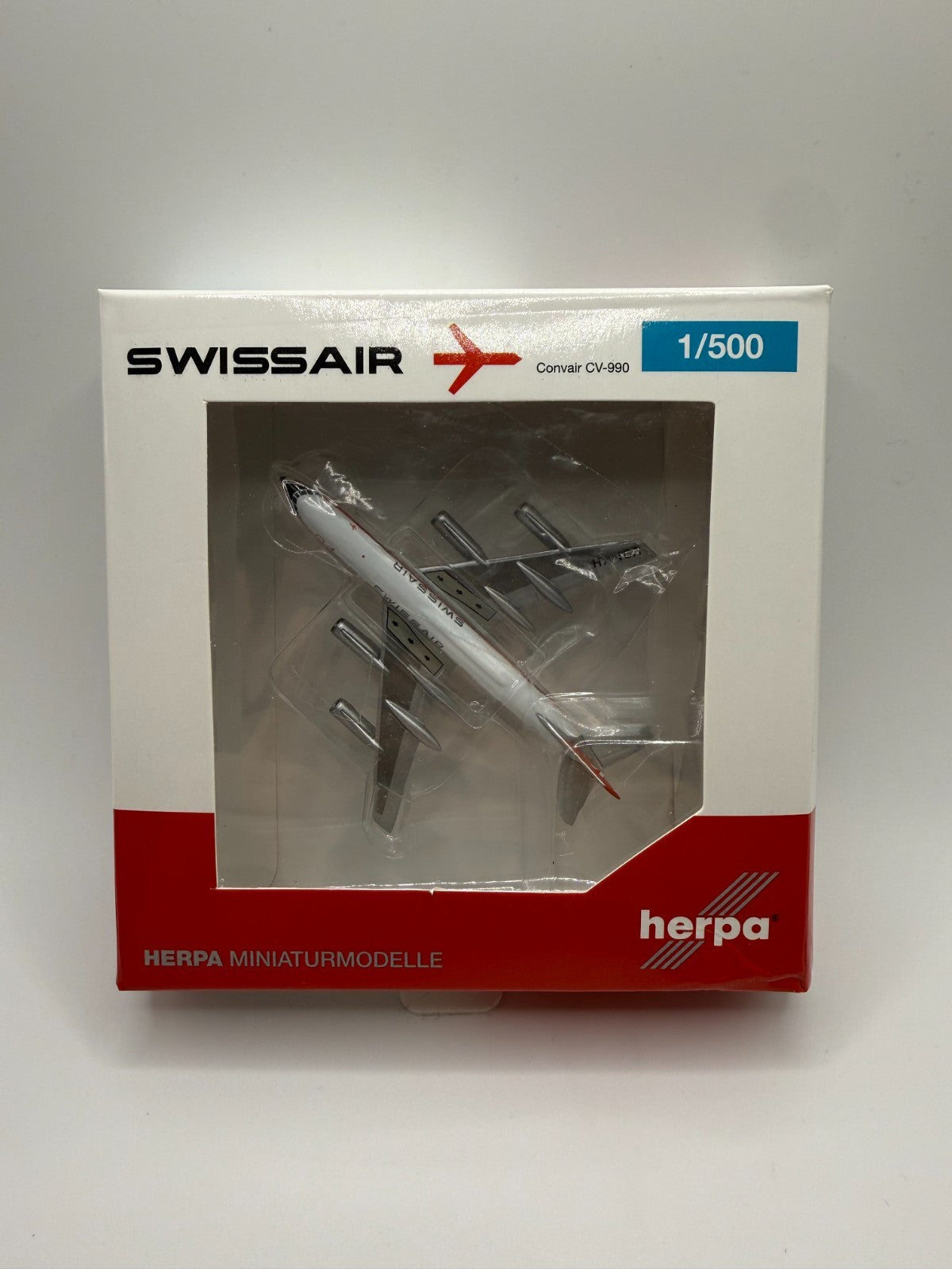 Herpa Wings 1:500 Swissair Convair CV-990