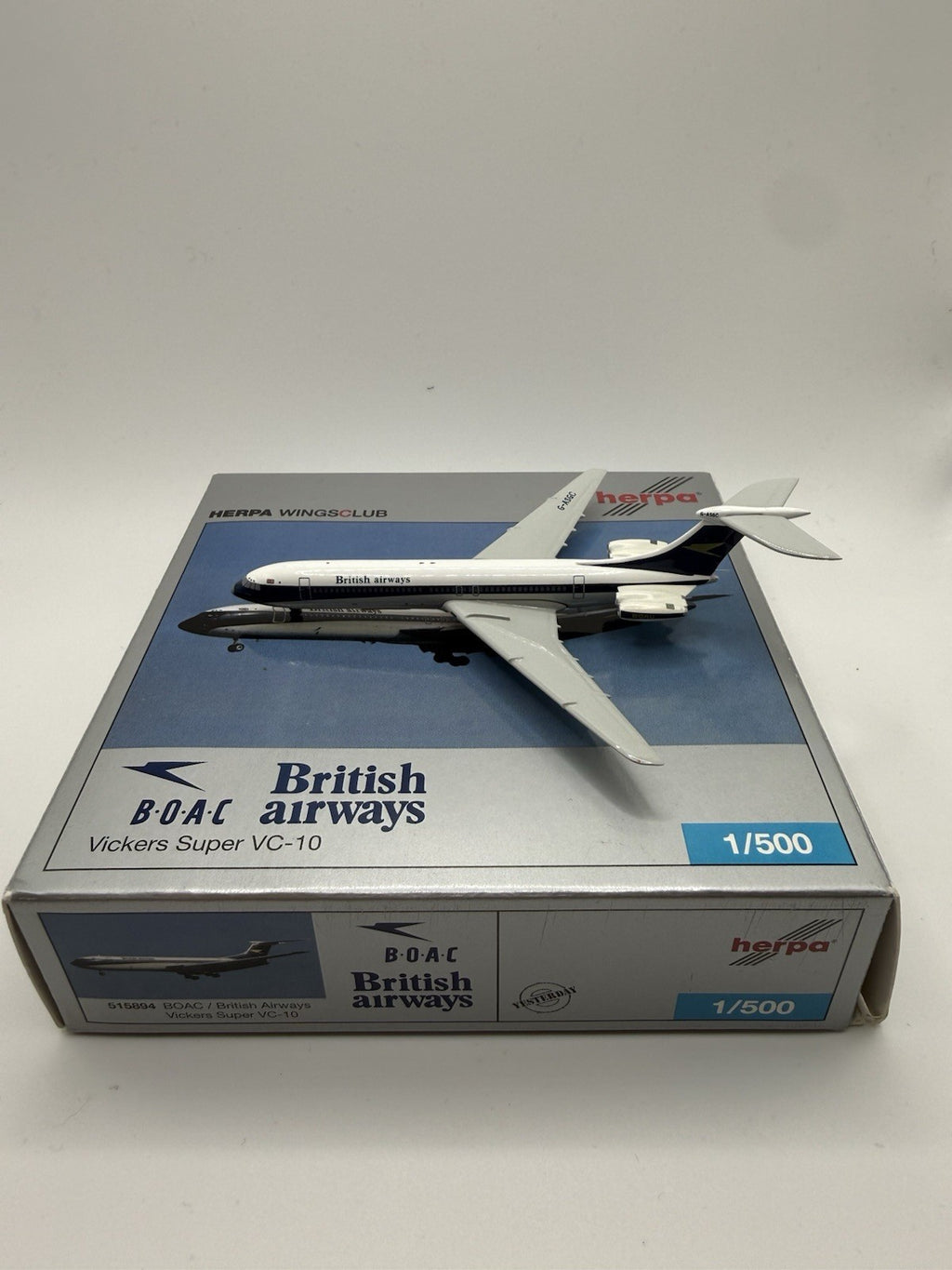 Herpa Wings 1:500 BOAC British Airways VC-10