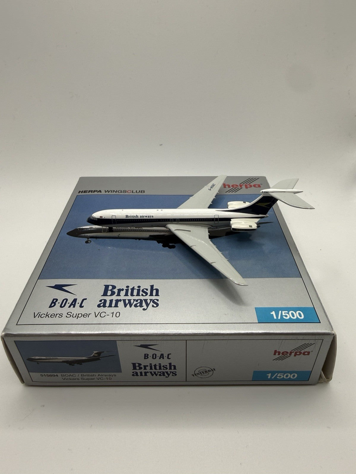 Herpa Wings 1:500 BOAC British Airways VC-10